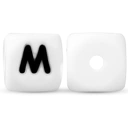 100pcs 12mm Letters Silicone Beads Pacifier Clips Alphabet DIY Personalized Name Chain Jewelry Accessories Making Food Grade