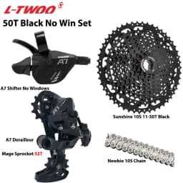 LTWOO A7 1X10S Groupset 10 Speed Shift Lever Derailleur SUNSHINE Cassette 36T 42T 46T 50T VXM Chain for MTB Mountain Bike Parts
