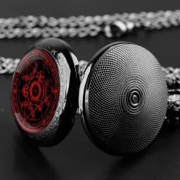 Hot Creative Archangel Amulet Chain Pocket Watch Arabic Numerals Pendant Clock Personalized Gifts Souvenir Gifts for Men Women