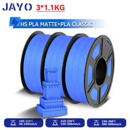 JAYO 3.3KG High Speed Matte  PLA=PLA Classic Filament 1.75mm 30mm/s - 600mm/s Print Range High Flow Speedy PLA Printer Filament
