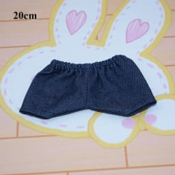 20CM Cotton Doll Clothes Pants Candy Color Denim Shorts Versatile Casual Wears Jeans Trousers For Idol Dolls Accessories Toys