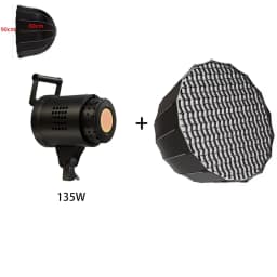 135W Photography LED COB Video Light  Daylight-Balanced Sun Lamp for Portrait Flash Studio Accessories Youtube Live