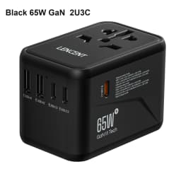 LENCENT 65W/45W/30W GaN Universal Travel Adapter with USB-A and Type C Fast Charging Power Adapter EU/UK/USA/AUS Plug for Travel