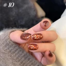 10ML 1-10PCS Winter New Style Hot Selling Black Nails Brown Nails Glass Bead Magnet Cat Eye Nail Polish Nail Set Nail Supplies