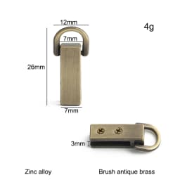 10/30/100PCS Metal Leaf Shape Bag Anchor D-ring For DIY Leather Shoulder Handbag Straps Hanger Hooks Connector Clips Accessories