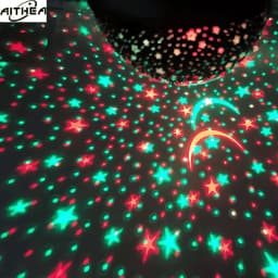 AITHEA LED Starry Sky Projector Light Galaxy Moon Ambient Lamp USB Plug for Kids Room Decor Christmas Birthday Present