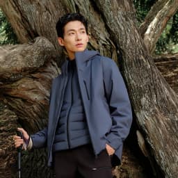 BOSIDENG 3‑In‑1 Outdoor Jacket 90 Goose Down 700+ Fill Power Detachable Liner Temperature Control Hooded Coat