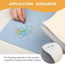 E0BF 3Pcs/set Sponge Bead Mats for Beading Art Accessories and Tools Soft Sponge Hand Cushion Bead Pad Non-Slip Soft Mat