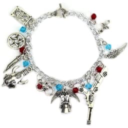Supernatural Dean Winchester Jensen Ackles Skull Bracelets Bangles Dean Winchester Prop Replica Skull Bracelet Movie Jewelry