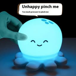 LED Night Light Cute Sheep Panda Rabbit Silicone Lamp Rechargeable Animal Shape Sleep Soft Nightlights For Kids Birthday Gift