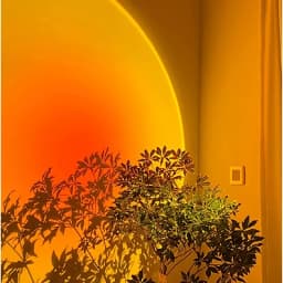 1pc LED Sunset Light, Sunset Light Projector Atmosphere Light, Bedroom LED Night Light Projector, Room Atmosphere Light Office
