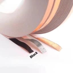 3pcs Black/Silver/Gold Backed Copper Foil for Stained Glass Hand Foiler Supplies Craft Art Tools