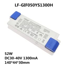 Lifud LED Driver 20W-60W YM YS 700mA 800mA 900mA 1000mA 1050mA 1200mA 1300mA 1400mA 1500mA 25-40V High PF Lighting Transformer