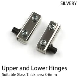 Free Opening Hinge Up and Down Shaft Hinge Glass Hardware Fittings Furniture Cabinet Door Single Double Door Glass Hinge