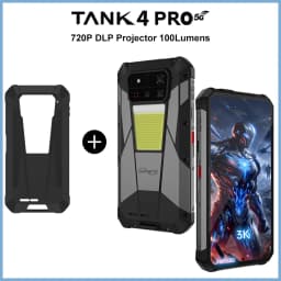 【Ships from US】Unihertz by 8849 Tank 4 Pro 5G AI Rugged Phone Built-in 720P Projector Dimensity 8300 32+512GB 3K AMOLED 11600mAh