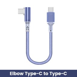 10CM 20CM Short Elbow USB C Cable 60W USB A To Type C Fast Charging Cable for iphone 15 16 Huawei Samsung Xiaomi Power Bank Cord