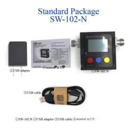 2025 New SURECOM SW-102 Meter 125-520 Mhz Digital VHF/UHF Power & SWR Meter SW102 For Baofeng 2-Way Handheld Radio