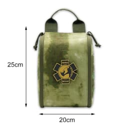 Rhino Rescue IFAK Empty Pouch Bag, Molle Tactical Pockets for Camping Hiking Outdoor Emergency Gear