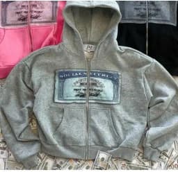White Womens Autumn Winter Jacket Y2K Gothic Emo Slim Fit Sweatshirt Rivet Zipper Hoodie Harajuku Vintage Skull Graphic Print
