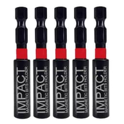 5/1pcs Magnetic Extension Screwdrivers Bit Holder Black 60MM/1/4" Handle Extended Connecting Rust Durable Tool Accessories
