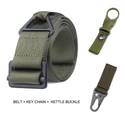 4.5cm Real Nylon Tactical Belt Hook Loop Alloy Buckle Unisex High Quality Casual Belt Military Training Belt AF101