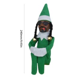 1/2pcs Snoop on A Stoop Christmas Elf Doll 2024 Christmas Decorations Festive Atmosphere Doll Ornament New Year Xmas Gift