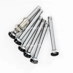 12.7*87-126MM Quick Release Wheelchair Axle, Heavy Duty Rear Wheel Replacement Pin for Wheelchair & Rollator