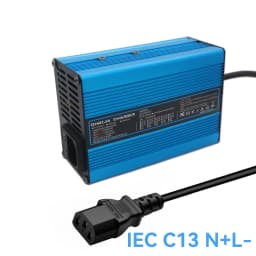 16.8V 10A Charger Smart Aluminum Shell Is Suitable For Lithium Ion Battery 4S 14.8V Blue