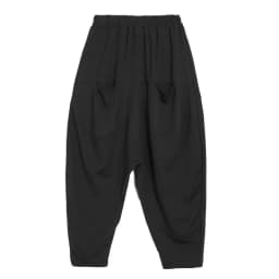 Spring Fashion Clothing Elastic High Waist Patchwork Pockets Loose Ankle Length Trousers Loose Straight Haren Pants Streetwear