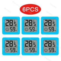 6-10PCS Digital Thermometer Hygrometer Indoor Room Electronic Temperature Humidity Meter Sensor Gauge Weather Station For Home 