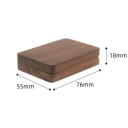 Solid Wood Rings Box Rotating Display Ring Boxes Creative Wedding Ring Organizer Showcase Box Portable Jewelry Storage Boxes