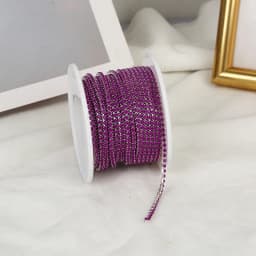 5yards 2mm Top Grade More Colors Acrylic Rhinestone Cup Chain Apparel Rhinestone Trim Sewing Strass Cup Chain For DIY Clothing