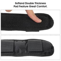 1 Pair Universal Shoulder Bag Pad Breathable Removable Luggage Sling Cushion Extra Thick Shock Absorption Shoulder Strap Pad