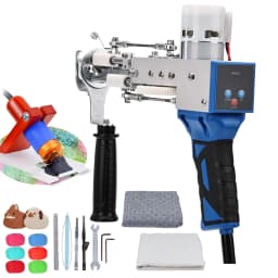 Tufting Gun 2 IN 1 Electric Carpet Tufting Gun Can Do Both Cut Pile and Loop Pile Hand Gun Carpet Weaving Flocking Power Tools