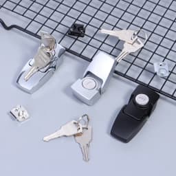 Dk604 Buckle Lock Stainless Steel Cabinet Latch Drawer Security Toggle Lock With Two Keys