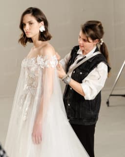 Bafftafe Customized Tulle Appliques Lace Wedding Bride Dresses Sweetheart Open Long Sleeves Boho Bridal Gowns Formal Party Dress