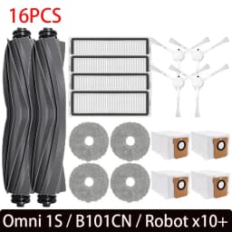 For xiaomi x10 plus accessories Mijia Omni 1S B101CN Robot Vacuum Main Side Brush Filter Mop Dreame L10s Ultra / S10 Pro Parts