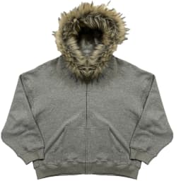 Fluffy Hat Hoodie Solid Color Casual Long Sleeve Hoodie Retro Coat Street Trend Y2K
