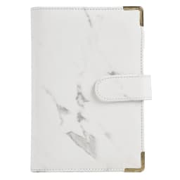 A5 A6 White Black Color Marble Binder DIY Binder Only Cover Diary Agenda Planner Paper Cover School Stationery
