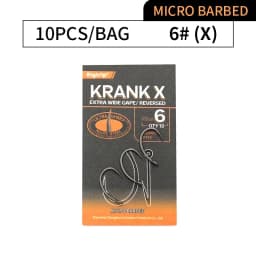 10Pieces Carp Fishing Hook Size 1 2 4 6 PTFE Coating Mirco Barded/Barbless PTFE Coating For Carp Fishing Terminal Tackle