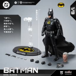 Original Fondjoy Black Superman 2.0 Figure Dc Zack Snyder'S Justice League Figures 1/9 Super Man Pvc Model Doll Joint Movable