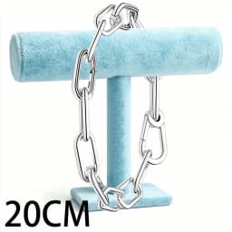 2026 New 925 Silver Women's Classic Logo Heart Shaped ME Chain Link Open Loop Bracelet Display Tool Exquisite DIY Charm Jewelry