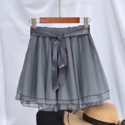 A-Line Skirt Women's Summer New Sle Chiffon Se Pants Small Size Trendy f Skirt High Waist Sweet Fairy Skirt