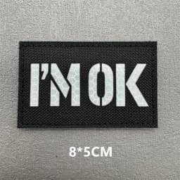 3D Tactical Patches IR Reflective Badge on Backpack Vest Clothing DIY Morale Tactical Badges Hook&Loop Laser Cut Supplies