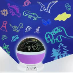 LED Night Lamp Jurassic Park Dinosaur Projector Light Automatic Color Change USB RGB Lights For Children's Room Birthday Party