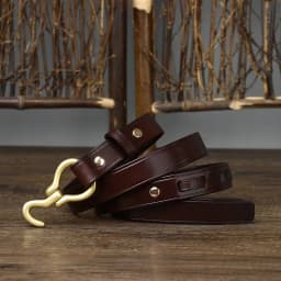 2CM Top Quality Thin Cowskin Real Genuine Leather Belts for Women Luxury Female Belt Decorative Simple Waist Belt For Jeans
