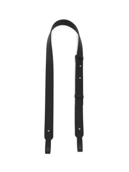 Adjustable No-Button Detachable Single Shoulder Strap Leather Bag Strap for Evelyn Basket Renovation Double-Layered Leather C...
