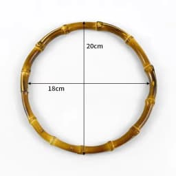 1/2Pc Round D-shaped Wooden Bag Handle Metal Ring Handbag Handles Replacement DIY Purse Luggage Handcrafted Accessories for Bags