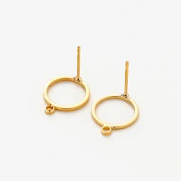 10pcs/lot 4 Styles 14K 18K Gold Plated Post Earrings Findings Round Stud Earring Hooks Accessories DIY Jewelry Making Supplies