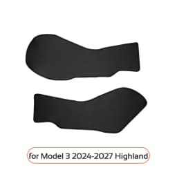 For Tesla Model 3 Y YL 2021-2027 LHD Center Console Two Side Anti Kick Pad Protector PU Leather Sticker Cover Car Accessories